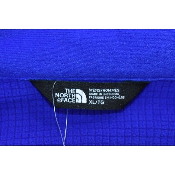 North Face Mountain Peaks Men's Sweatshirt Size XL 1/4 Zip Blue Pullover Logo Co - Picture 10 of 15